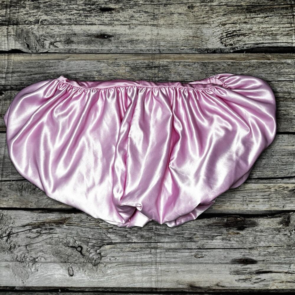 SHEIN EZwear Women's Pink Fashionable Bubble Hem Skirt Size Large